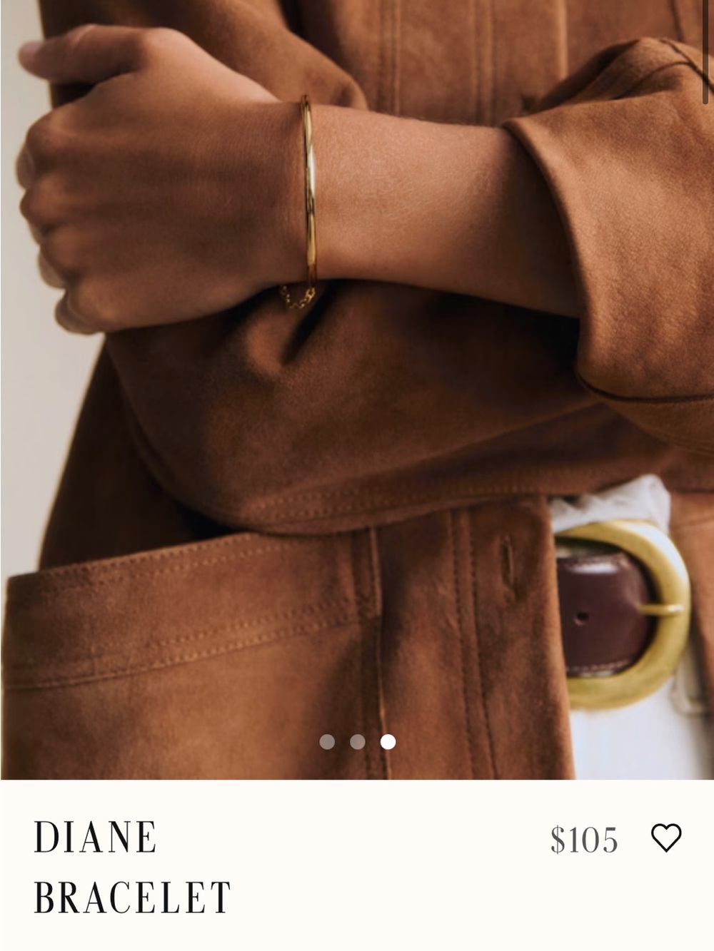 New SEZANE bracelet